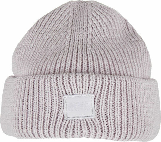 Beanie Männer Beanie Gestrickt in Flieder Farbe