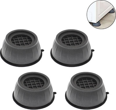 EE6562 Anti-Vibration Pads For Washer/Dryer made of Plastic Gray-Black 4pcs