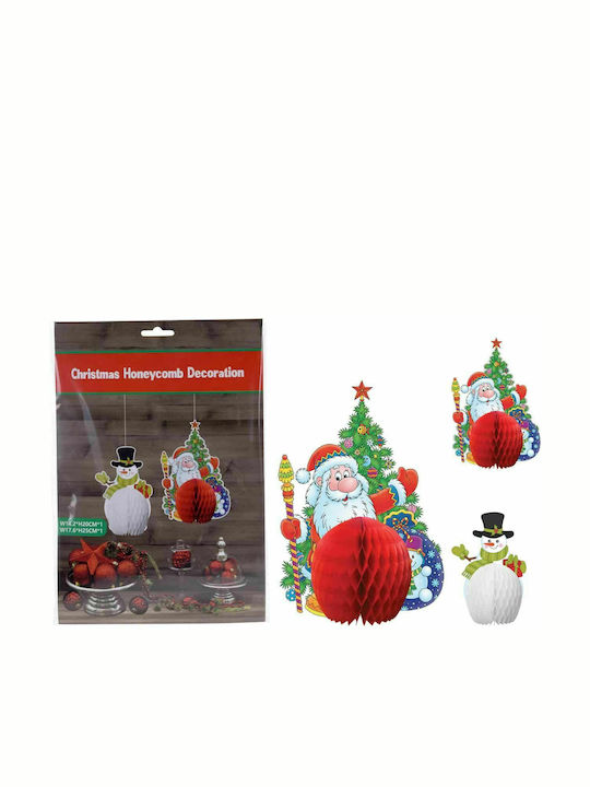 JK Home Decoration Christmas Figure Ceiling Pendant 4pcs