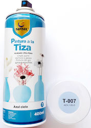 Spsil Pintura A La Tiza Spray Κιμωλίας T-007 Azul Cielo Ουρανού Μπλε του 400ml T-007