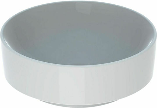 Geberit VariForm Επικαθήμενος Νιπτήρας Πορσελάνης 40x40x14.4cm Λευκός