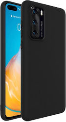 Silikonhülle für Huawei P40 - Schwarz