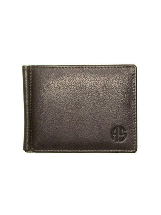 Men's Leather Wallet Alpha Status - Brown