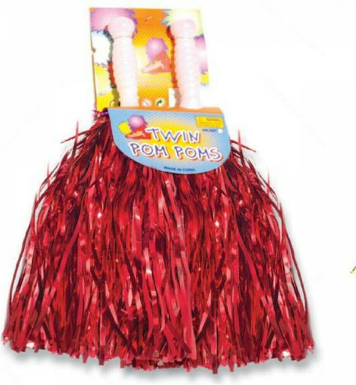 Karneval Zubehör Rot aus Kunststoff 1Stück