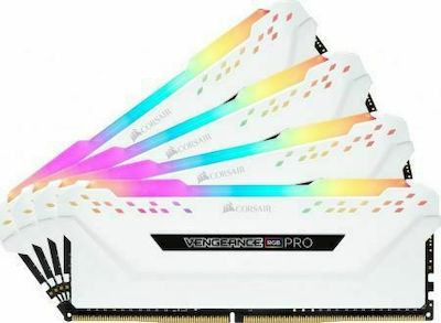 Corsair Vengeance RGB Pro SL 64GB DDR4 RAM με 4 Modules (4x16GB) και Ταχύτητα 3200 για Desktop