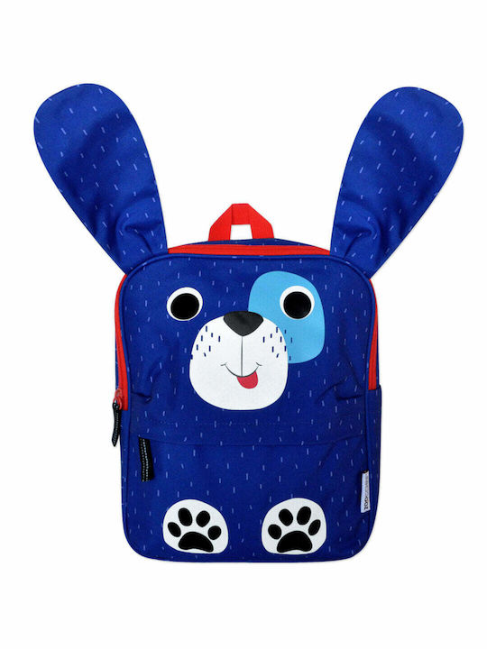 Zoocchini Duffy the Dog School Bag Backpack Kindergarten in Blue color