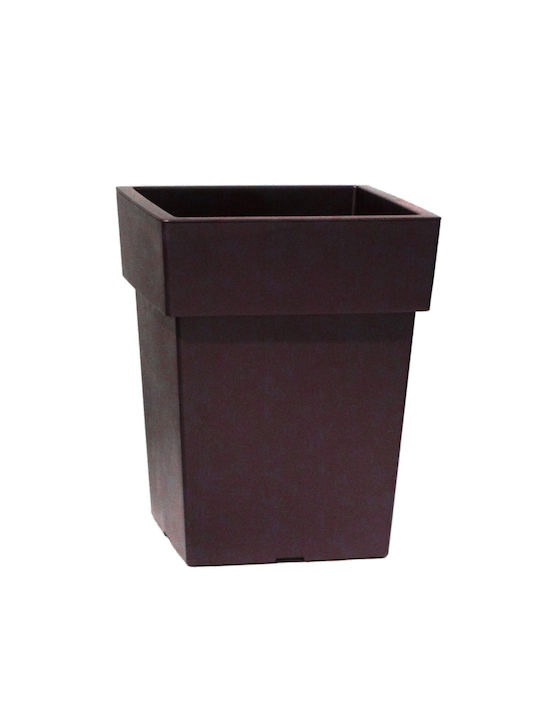 Viomes Linea Саксия Пластмаса Bronze 27x27x34см.