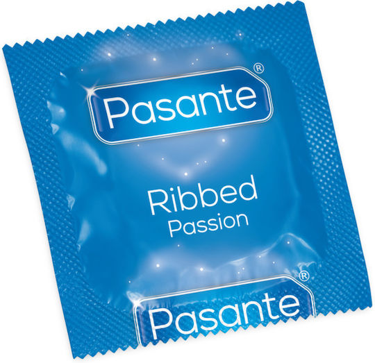 Pasante Passion Ribbed Condoms 3pcs