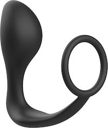 Addicted Toys Ring Schwanz Silikon mit Analplug Schwarz