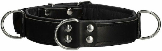 Shots Ouch Deluxe Bondage Collar Collar Black