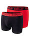 Ανδρικά Μποξεράκια Red / Black 2Pack