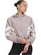 TB2664 Women's Short Lifestyle Jacket for Winter with Hood Rose/Whitesand