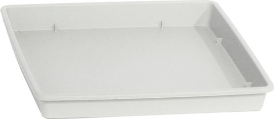 Viomes Linea 594 Plate Pot Plastic White 29x29cm