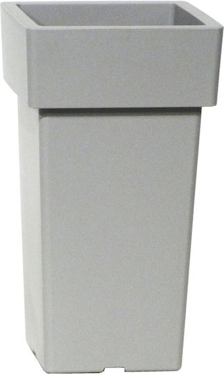 Viomes Linea Pot Plastic Grey Ash
