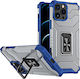 Hurtel Crystal Ring Back Cover Πλαστικό Μπλε (i...