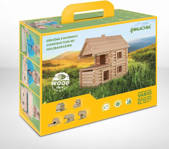 Walachia Παιχνίδι Κατασκευών Ξύλινo Vario Massive Mini για Παιδιά 5+ Ετών