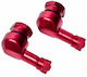 Puig Ventile Winkelventile 8mm Rot 2 Stück