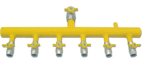 Colector de gaz Piese de schimb pentru grătare cu gaz Presiune scăzută 6 ieșiri