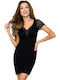 Donna Summer Women's Nightdress Black Miriam 160115