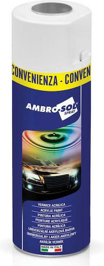 Ambro-Sol Spray Paint V600 Acrylic with Metallic Effect Traffic Yellow RAL 1023 600ml