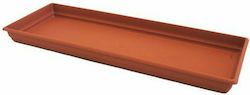 Viomes 297 Rectangular Plate Planter Terracotta 76x34cm