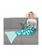 Kanguru Blanket Sirena Petrol Blue 100x130cm