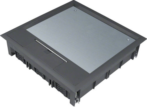 Hager Flush Electrical Box in Black Color
