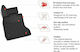Novline Set of Front and Rear Mats 3pcs for Honda Element 2003+ Black
