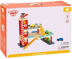 Tooky Toys Γκαράζ 3 Ορόφων Pistă pentru 3++ Ani TL698