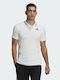Adidas Tennis Freelift Ανδρικό T-shirt Polo Λευκό