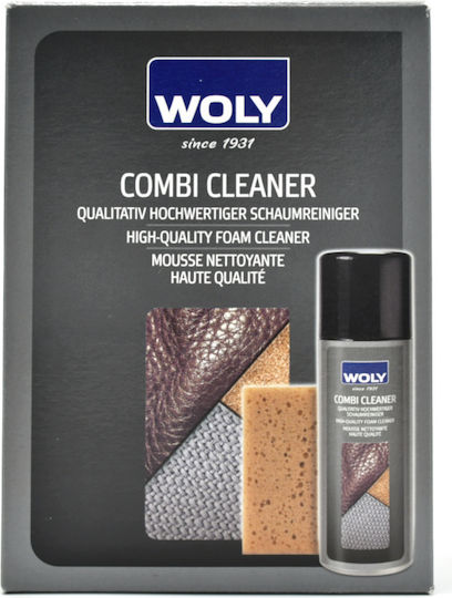 Woly Combi Cleaner Σετ Περιποίησης για Δερμάτινα Παπούτσια 200ml