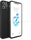 Bodycell Square Liquid Back Cover Σιλικόνης Μαύ...