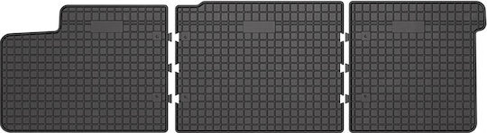 Frogum Предни Постелки 3бр от Маркуч за Volkswagen T5 2003+ Черен / Черно