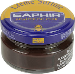 Saphir Creme Surfine Dye for Leather Shoes Dark Brown 50ml