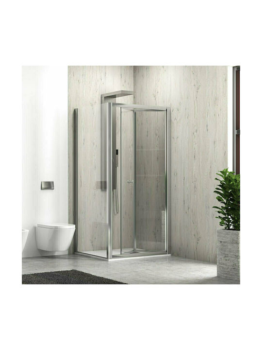 Karag M 4S + SN-10 Cabin for Shower with Hinged Door 66x80x190cm Clear Glass