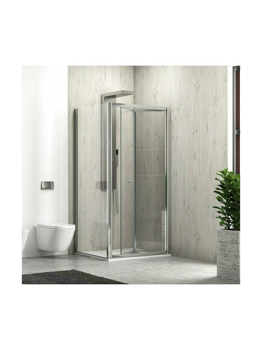 Karag M 4S + SN-10 Cabin for Shower with Hinged Door 81x90x190cm Clear Glass