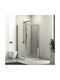 Karag M 4S + SN-10 Cabin for Shower with Hinged Door 91x90x190cm Clear Glass