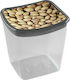 Hega Hogar Hega Hogar General Use Food Jar with Lid Plastic Transparent 1100ml 1 Piece