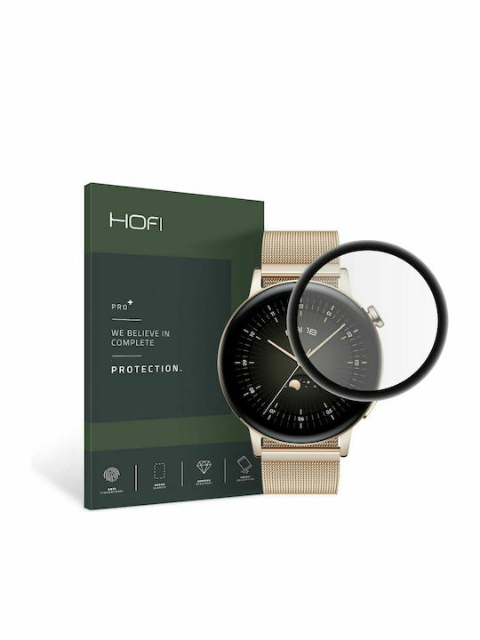 Hofi Hybrid Pro+ Vollflächig gehärtetes Glas für Huawei Watch GT 3 42mm 327976