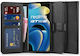 Tech-Protect Wallet Piele artificială Negru (Realme GT Neo 2 / Realme GT Neo 3T 5G - Realme GT Neo 2 / Realme GT Neo 3T 5G)
