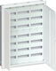Hager Univers Elektrischer Sicherungskasten Gemauert, 7 Reihen, 36 Elemente B800xH1100xT112mm