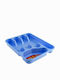Drawer Cutlery Tray Plastic 27x34x5cm Blue