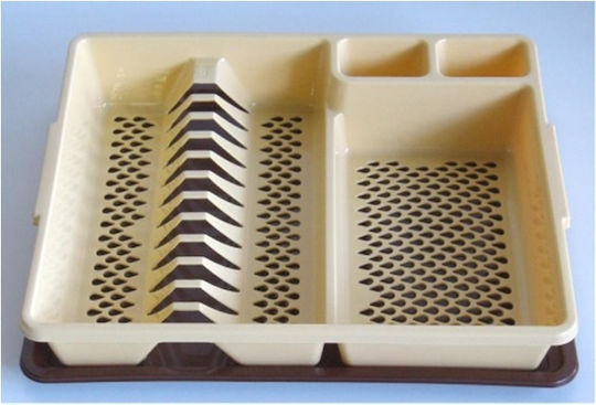 Nektarplast Spülbeckenablauf Kunststoff Beige 46x37cm Nektarplast Spülbeckenablauf Kunststoff Beige 46x37cm