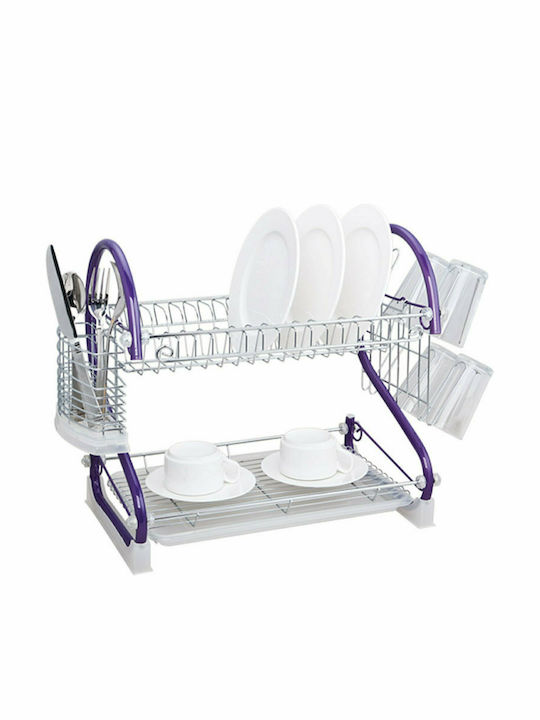 Scurgător De Chiuvetă Metalic Violet 55x25x35cm