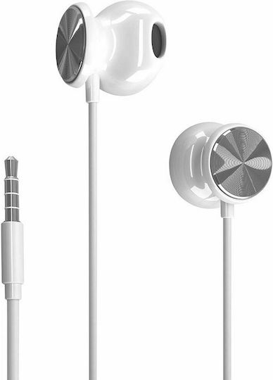 HP DHH-1112 In-Ear Freihändig Kopfhörer mit Stecker 3.5mm Weiß
