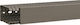 Hager BA7A Cable Channel with Perforated Stand made of Plastic Gray 2m