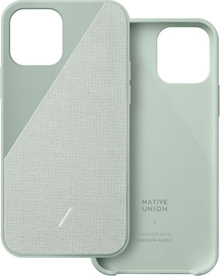 Native Union Clic Canvas Задна корица Текстил Градински чай (iPhone 12 mini)
