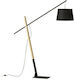 Rendl Light Studio Vintage Floor Lamp H214xW40cm. with Socket for Bulb E27 Black