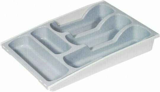Simple Drawer Cutlery Tray Plastic 39x27cm Grey Simple Drawer Cutlery Tray Plastic 39x27cm Grey
