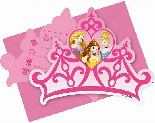 Procos 6 Προσκλήσεις Disney Princess 85006